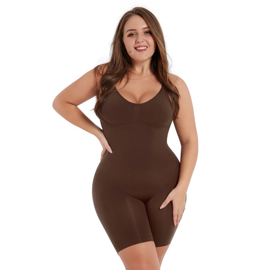 Corrigerende bodysuit met benendekking